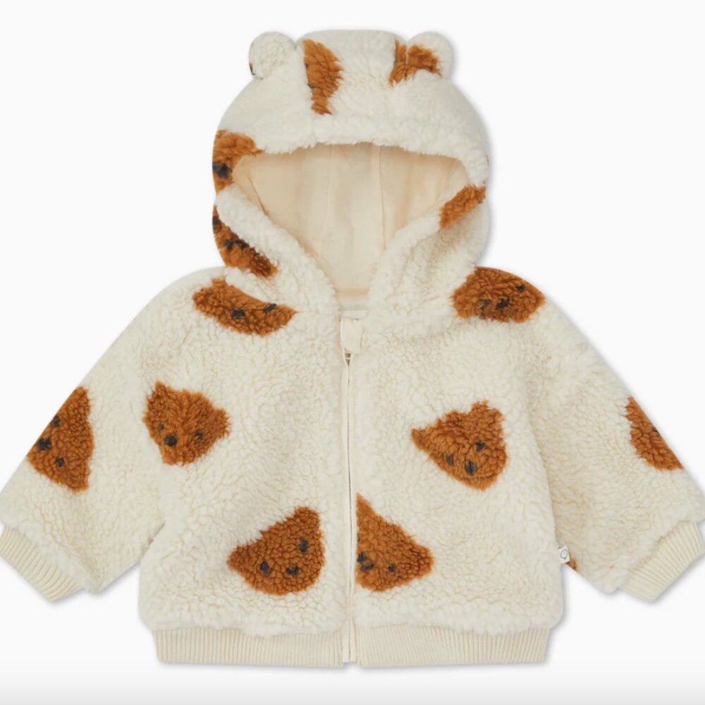 Baby Mori Teddy Bear Hooded Jacket 18-24 months (unisex)